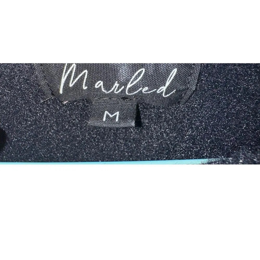 Black Marled Sweater Size M - Image 2