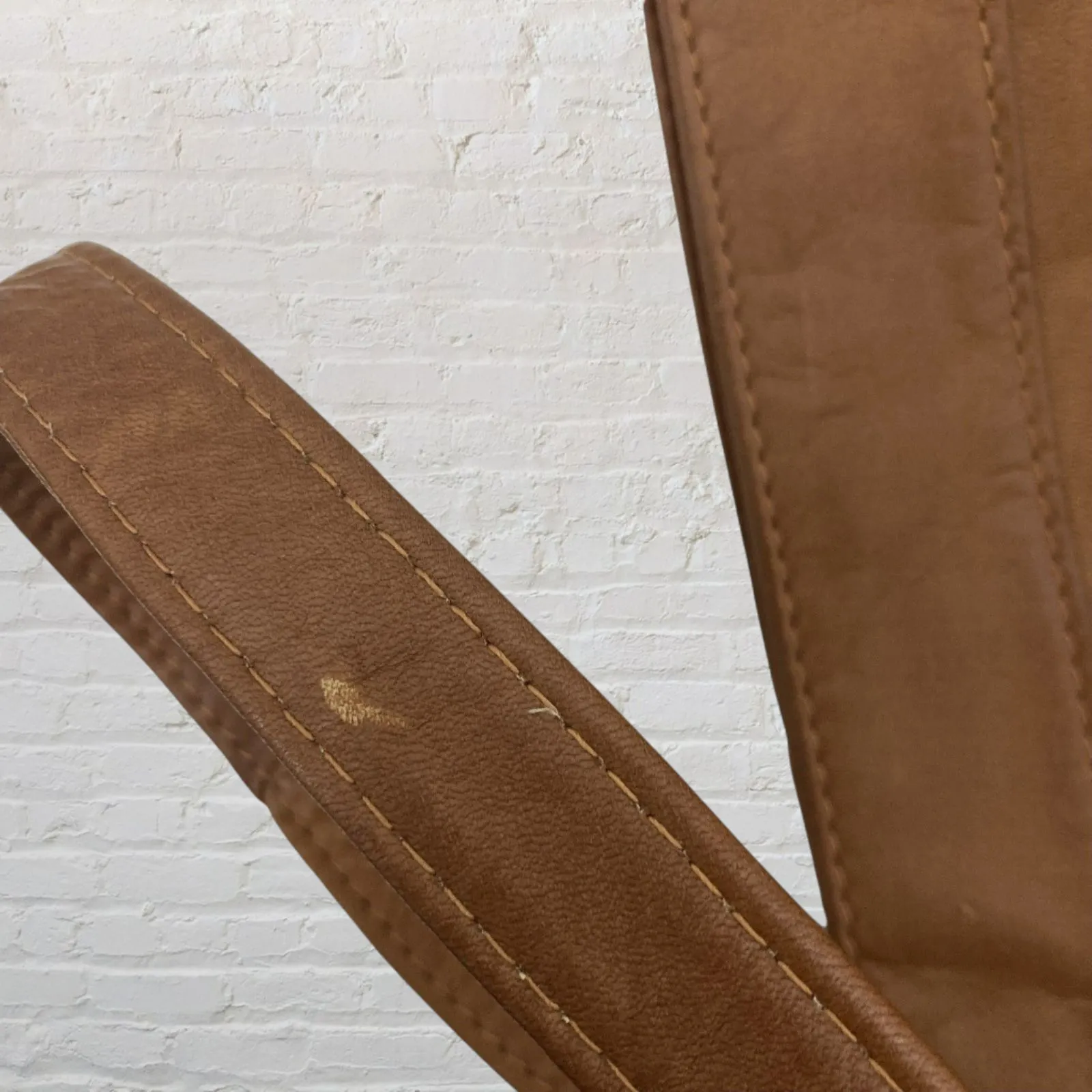 Volare Brown Genuine Leather Tote Bag - Image 12