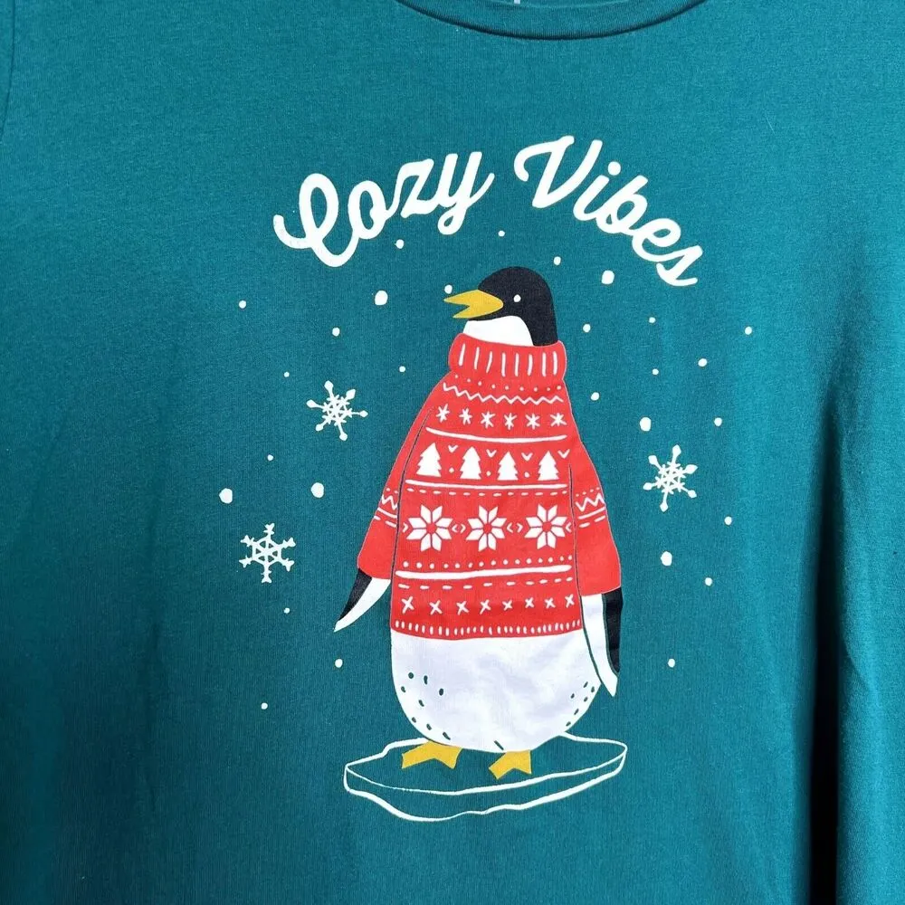 Old Navy Penguin Graphic Short Sleeve Tee - Image 5