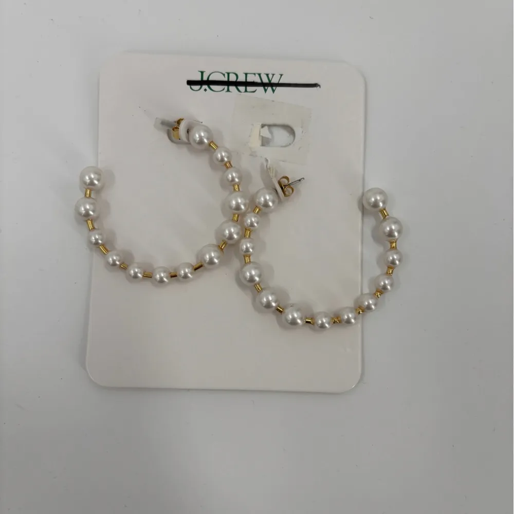 J.Crew Bead hoop earrings - Image 4