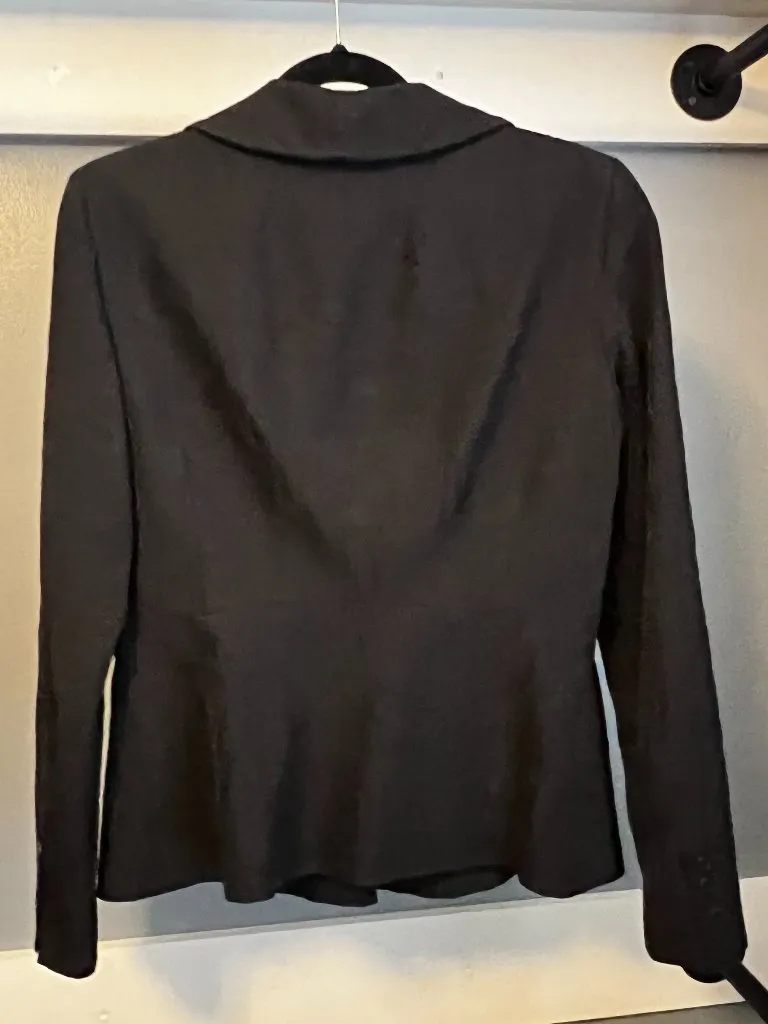 Rachel Comey Bromley Jacquard Shawl Collar Blazer Luxe Designer Workwear Size 8 - Image 3