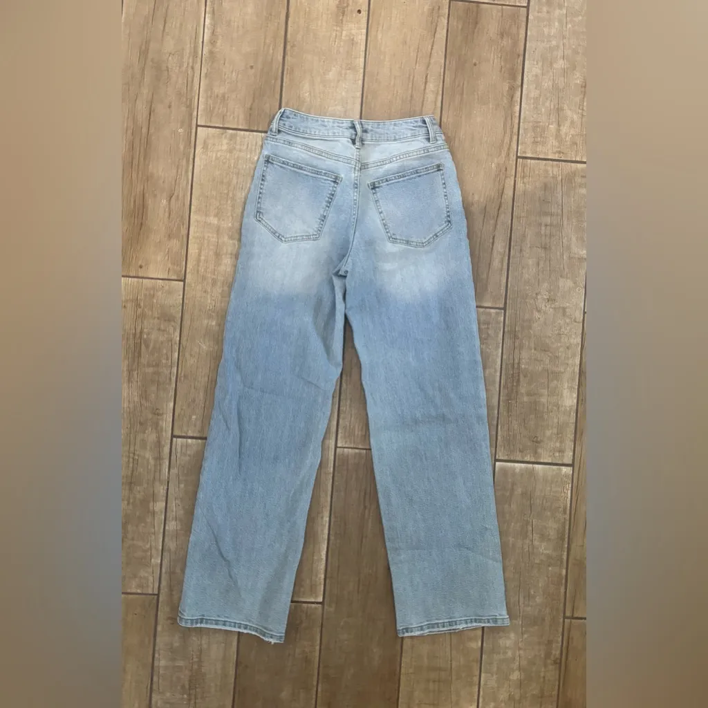 Forever 21 Heart Cut outStraight Leg Jeans - Image 3