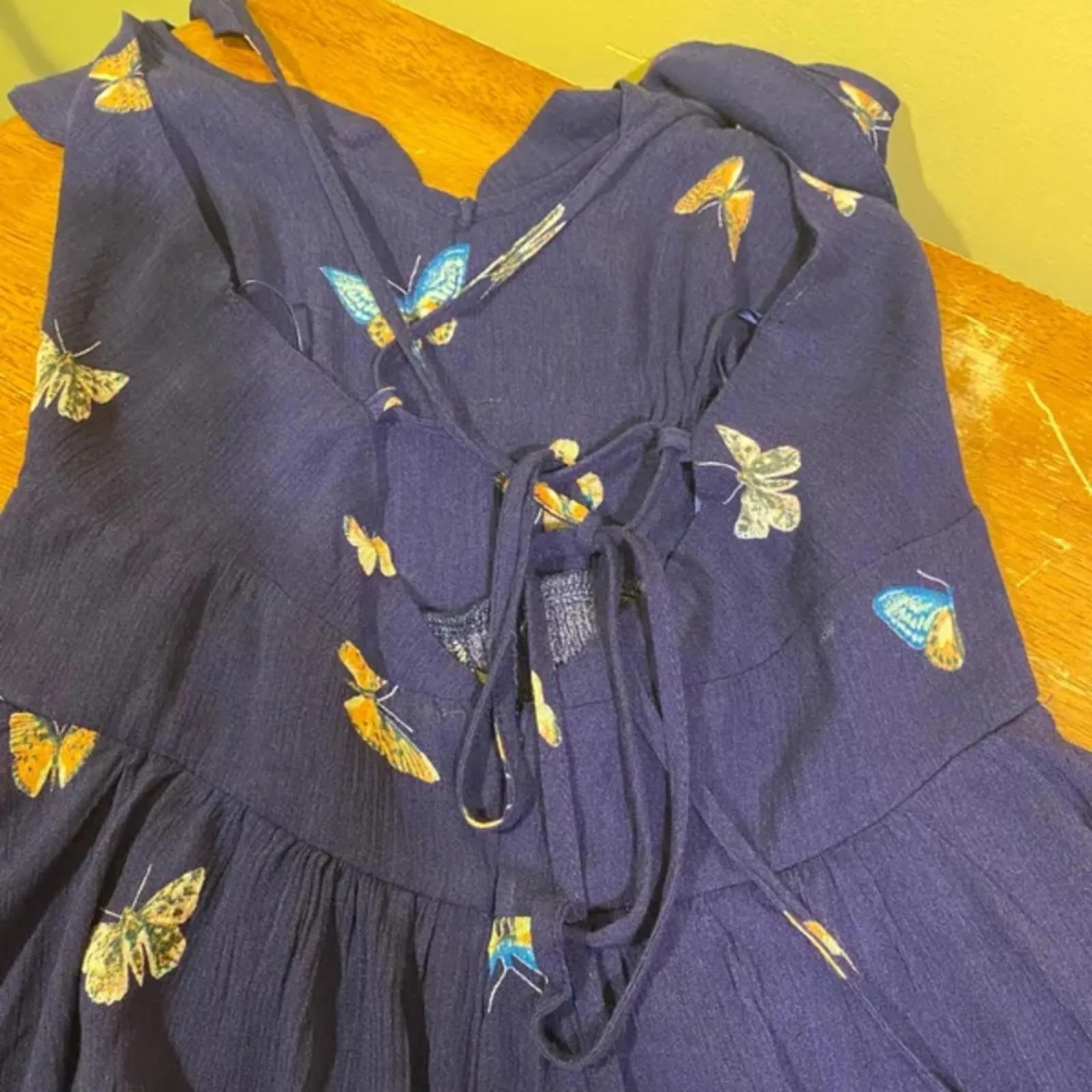Urban Outfitters Scoop Neck Butterfly Romper - Image 4