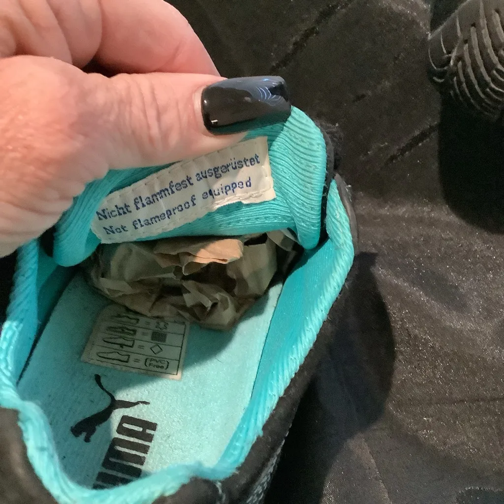 Puma Women’s Vintage Speed Cat Black-Ceramic Green GREAT Pre Loved Condition - Image 9