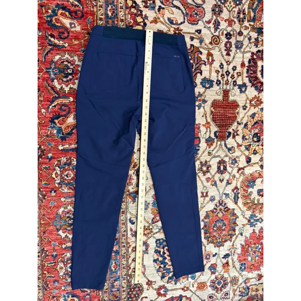 RLX Ralph Lauren Women’s Navy Performance Stretch Pants Size 8 Zip Pocket Golf Blue - Image 7