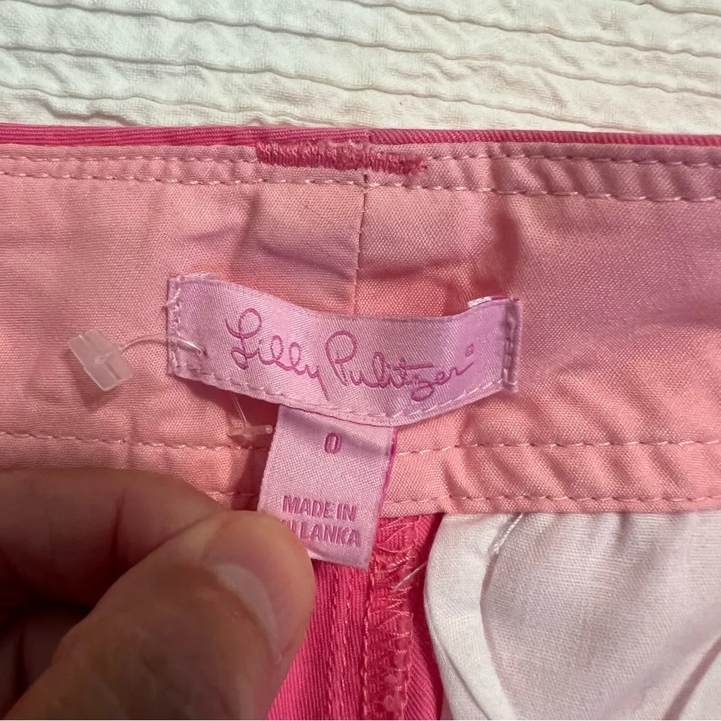 Lilly Pulitzer pink shorts longer length 0 - Image 4