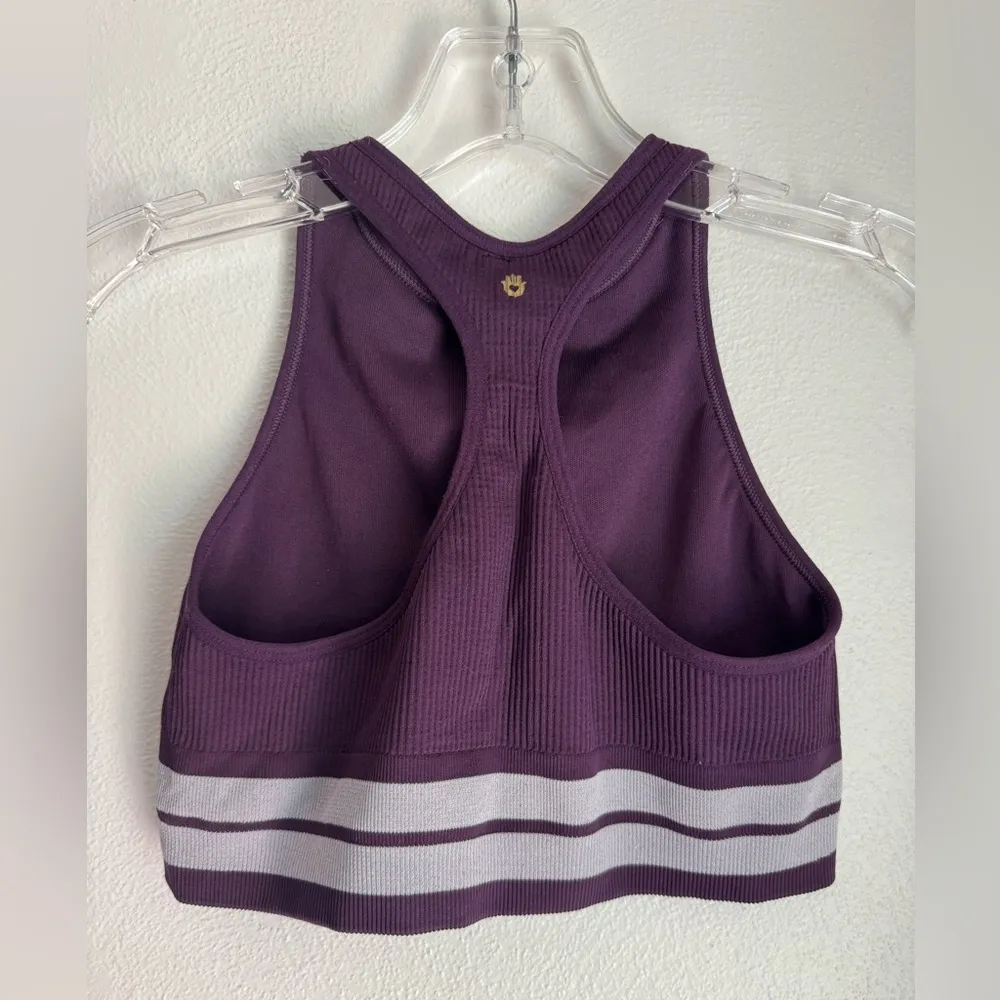 Spirtiual Gangster Purple Stripe Self Love Bra - Image 4