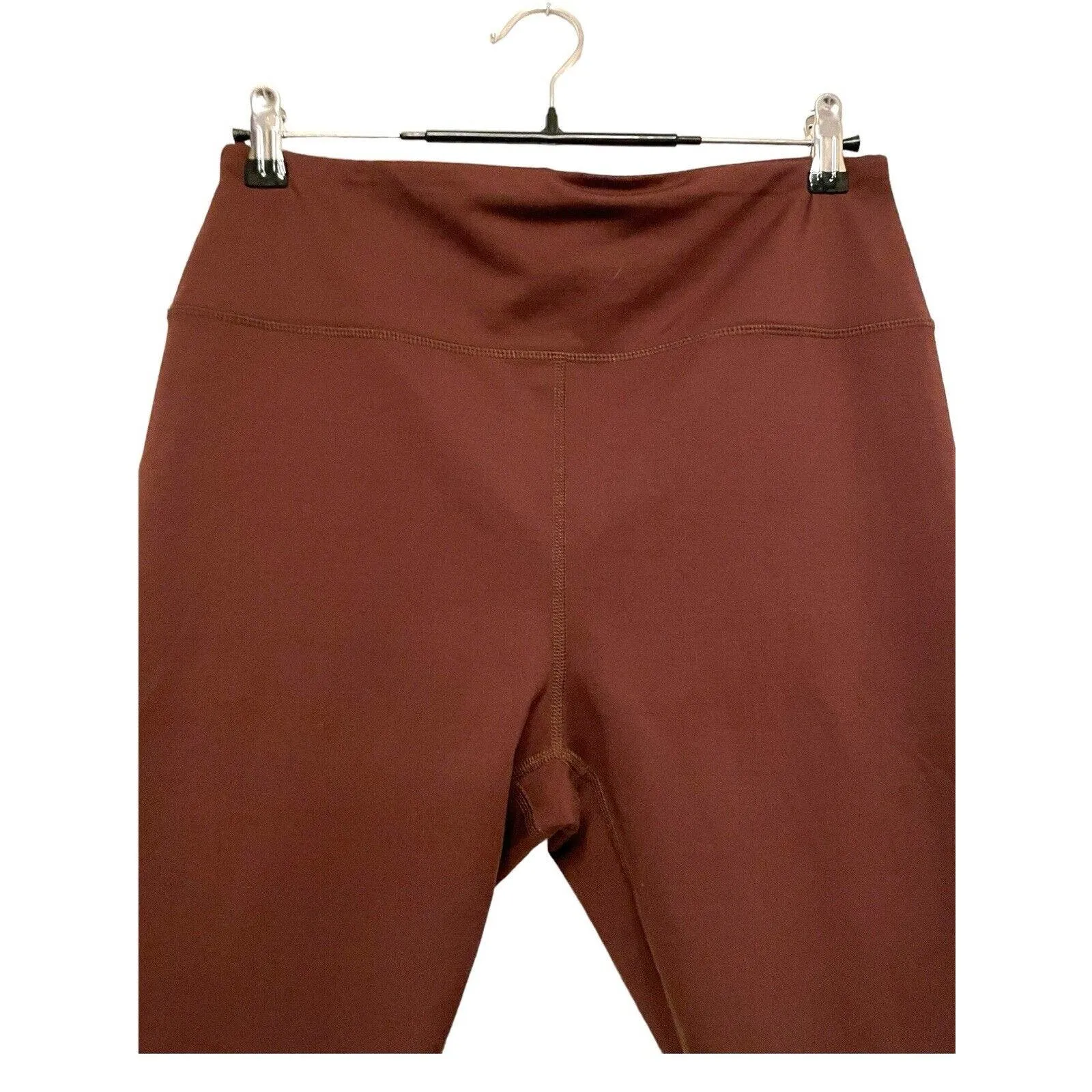 Reformation‎ EcoStretch Leggings Size XL Brown Sienna Full Length High Waisted - Image 3