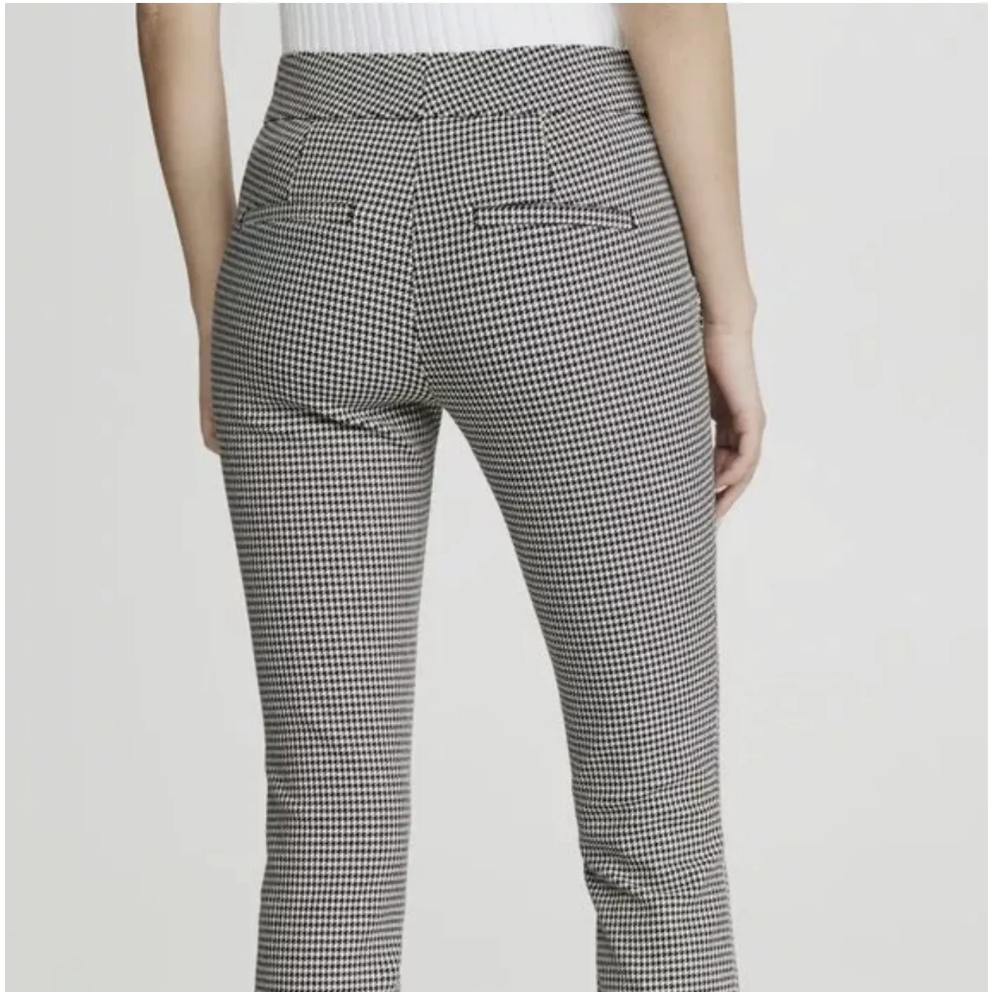 A.L.C. Women's James Houndstooth Ankle Cropped pants - Image 2