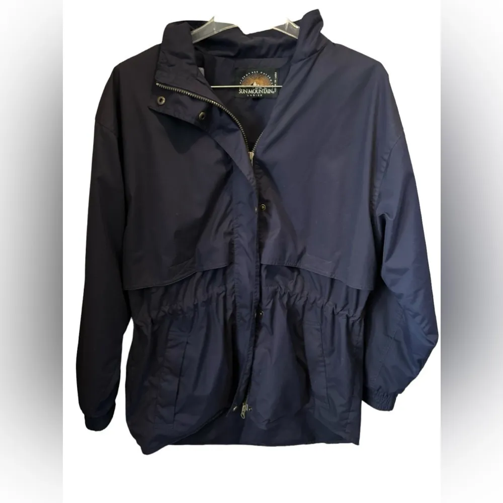 SUN Mountain Outerwear blue lightweight jacket‎ Size M - Image 3