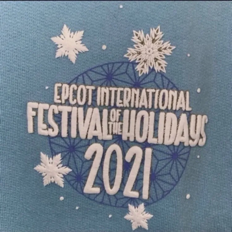 Disney parks frozen Olaf festival of the holidays fuzzy spirit jersey M NWOT - Image 8