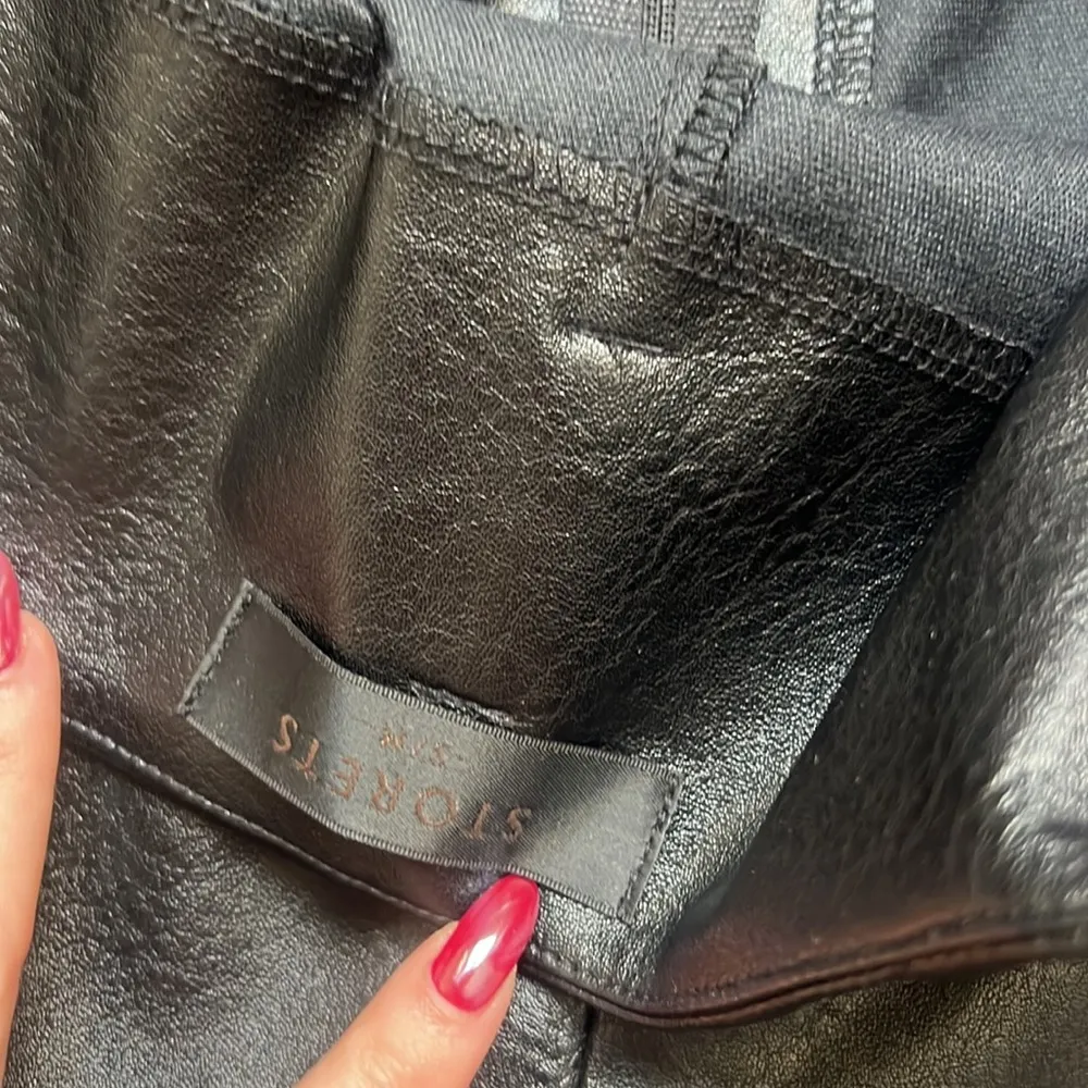 Storets Rachel Paperbag Pleather Shorts - Image 4