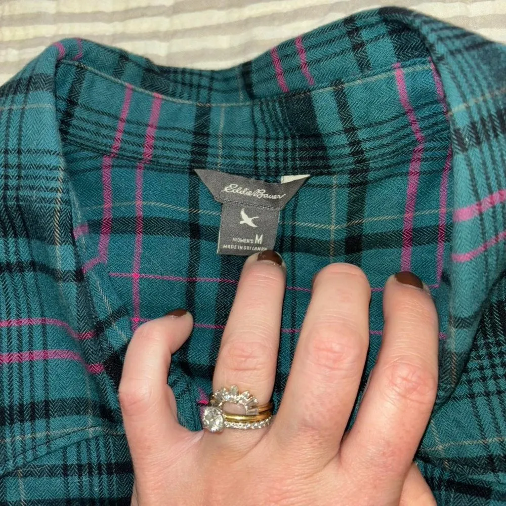 Eddie Bauer Flannel top - Image 3