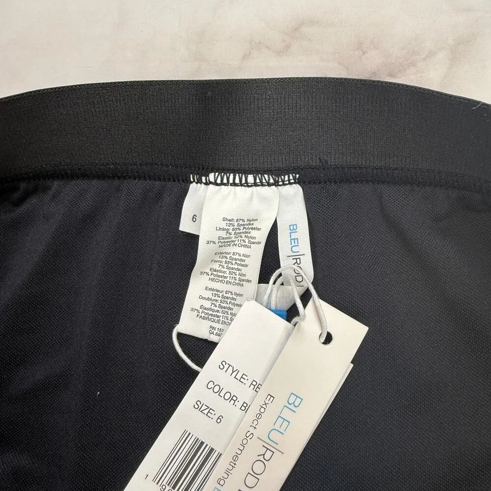 Bleu Rod Beattie Womens Off The Grid Bikini Bottoms Black Banded Size 6 New - Image 3