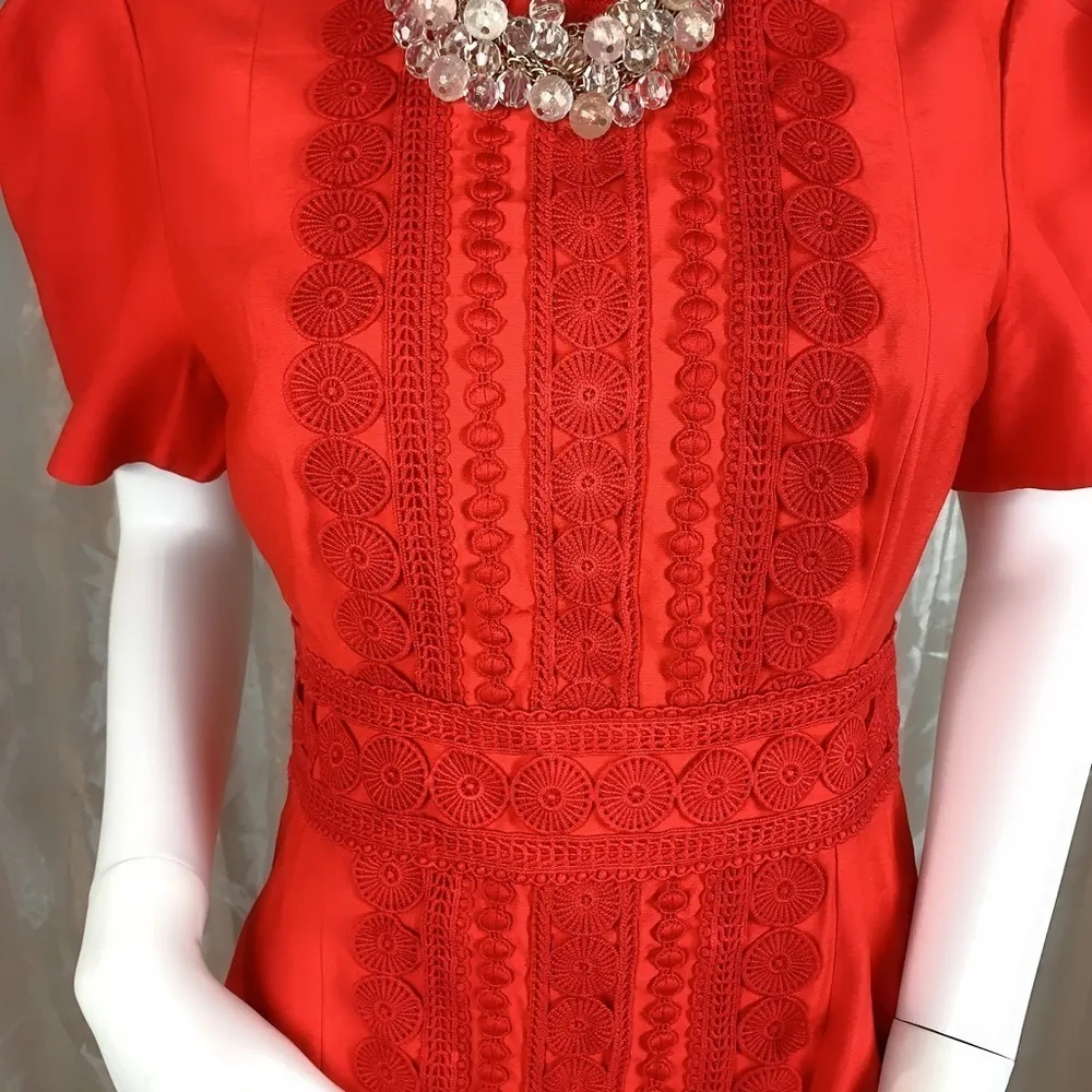 C/meo Collective Pronounce Dress Red 102002025 - Image 2