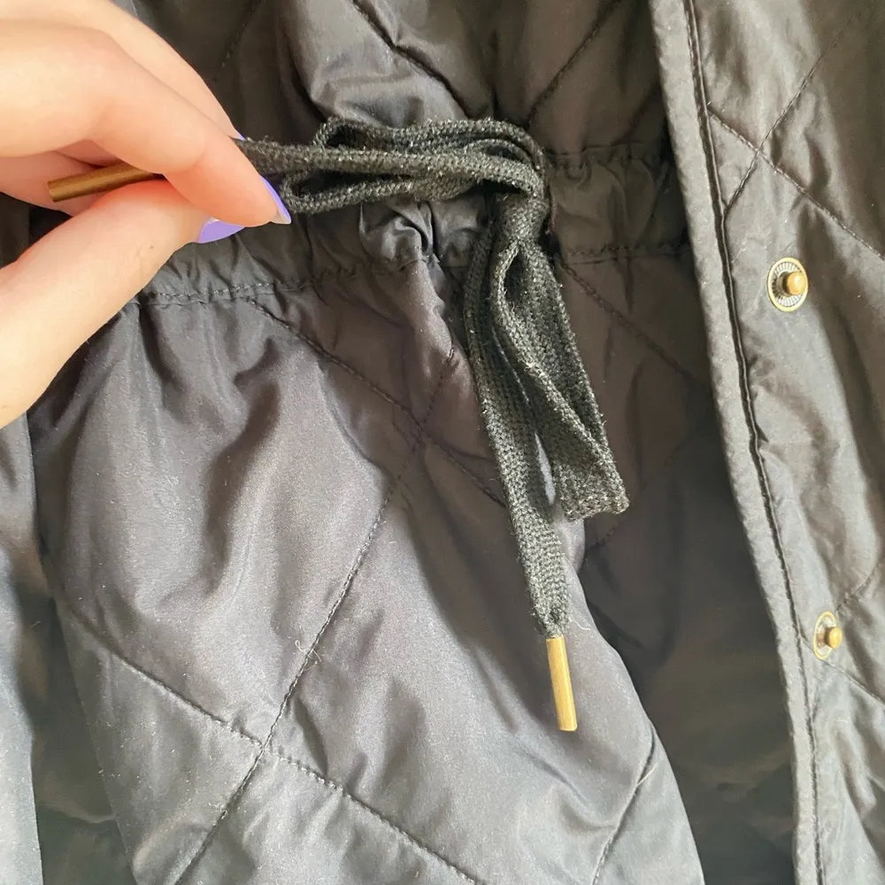 Duluth & Trading size large black quilted vest golden harvest convertible - Image 6