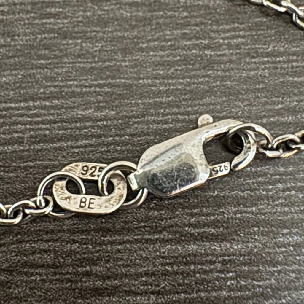 Classic Sterling Silver Pearl Necklace White - Image 6