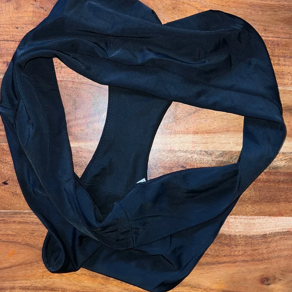 Aerie Black High-Cut Cheeky Bottom - Image 4