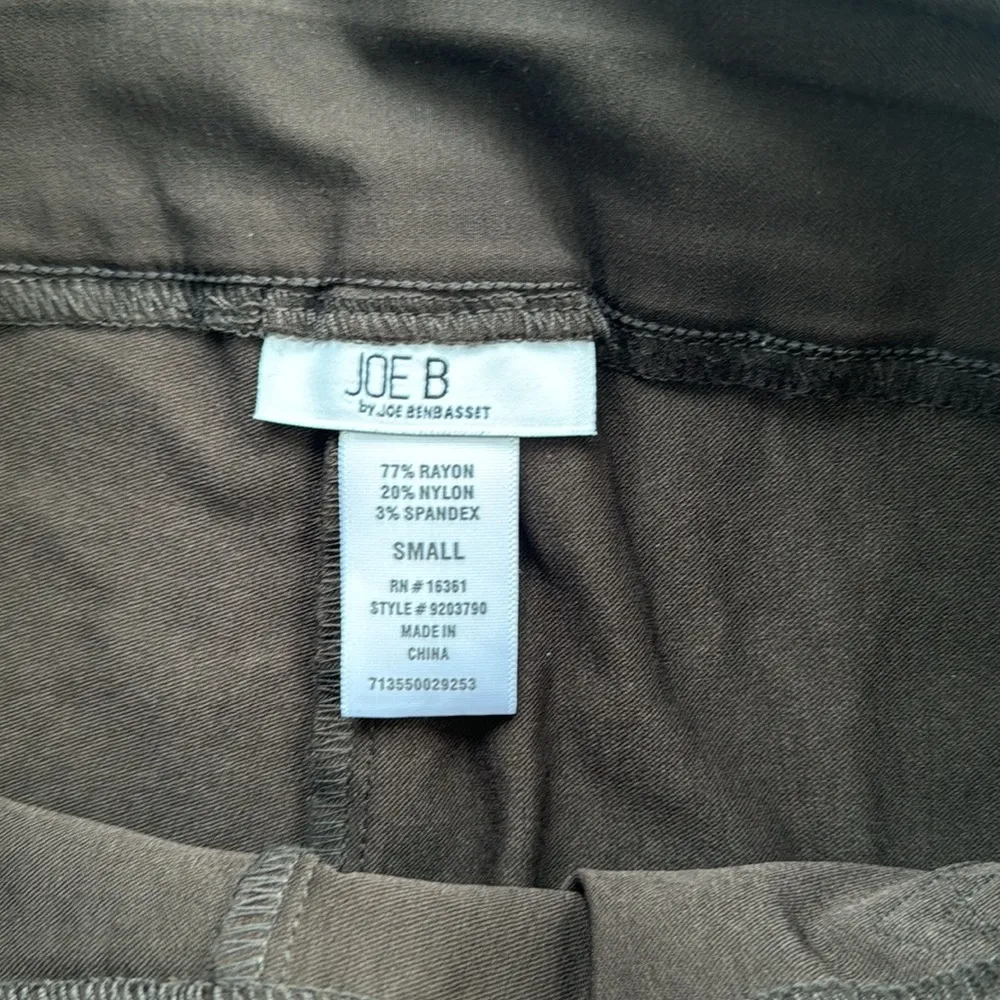 Joe B Solid Millennium Ankle Pant Espresso Brown Small - Image 5