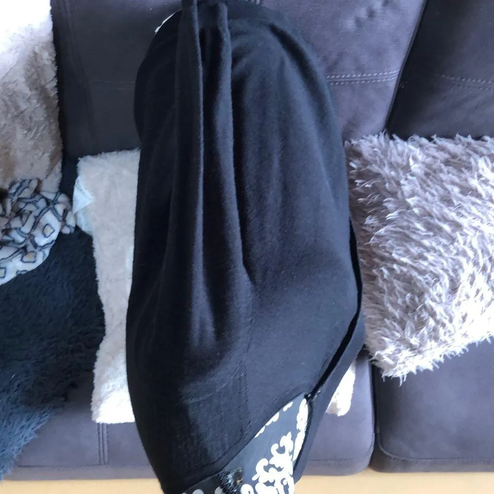 ANN TAYLOR LOFT Black Cardigan Size Medium - Image 3