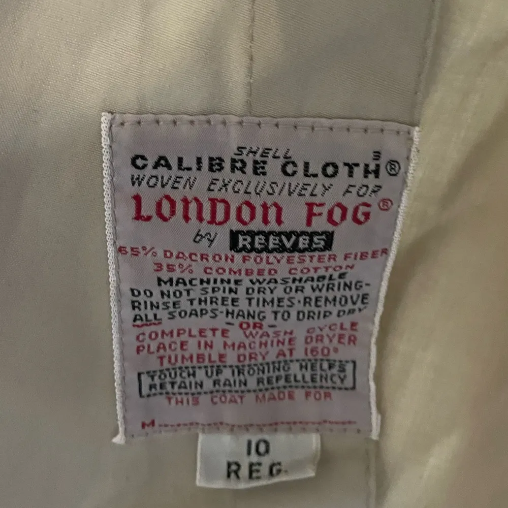 60s khaki mini trench coat Size M - Image 8