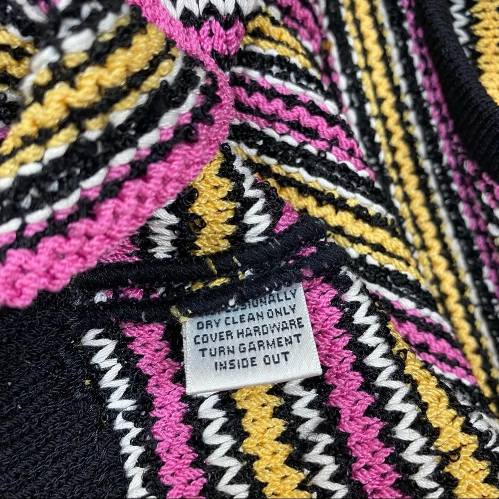 St John Sport By Marie Gray Knitted Sleeveless Multicolor Top - Image 6