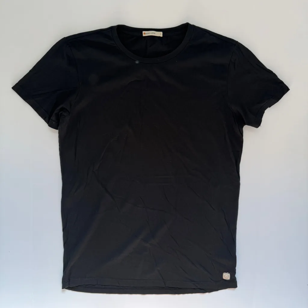 Marine Layer Black Pima Tissue Baby Tee Size Small NWOT - Image 2