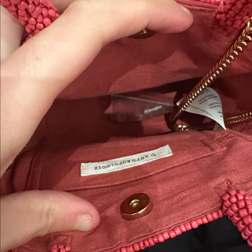 Anthropologie  | Beaded Mini Tote - Image 7