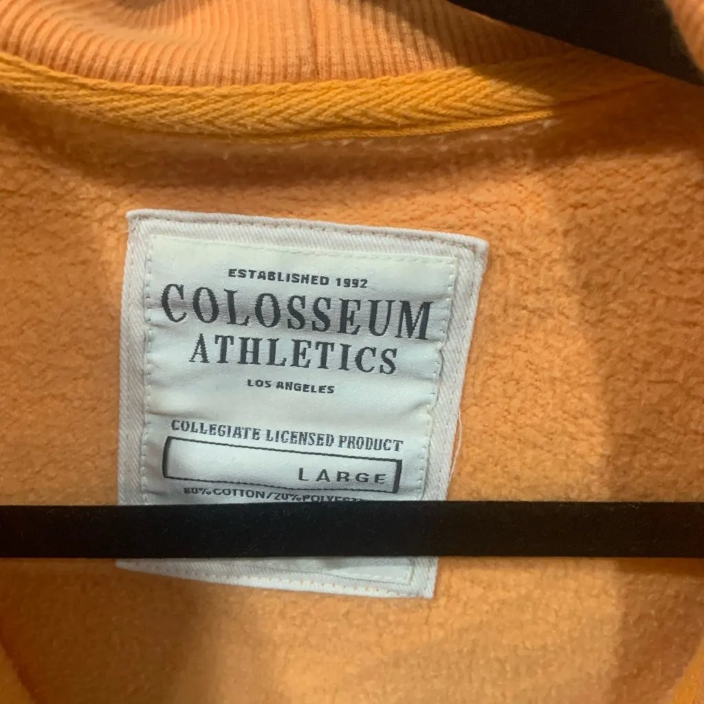 Colosseum  Athletics Orange Hoodie - Image 3
