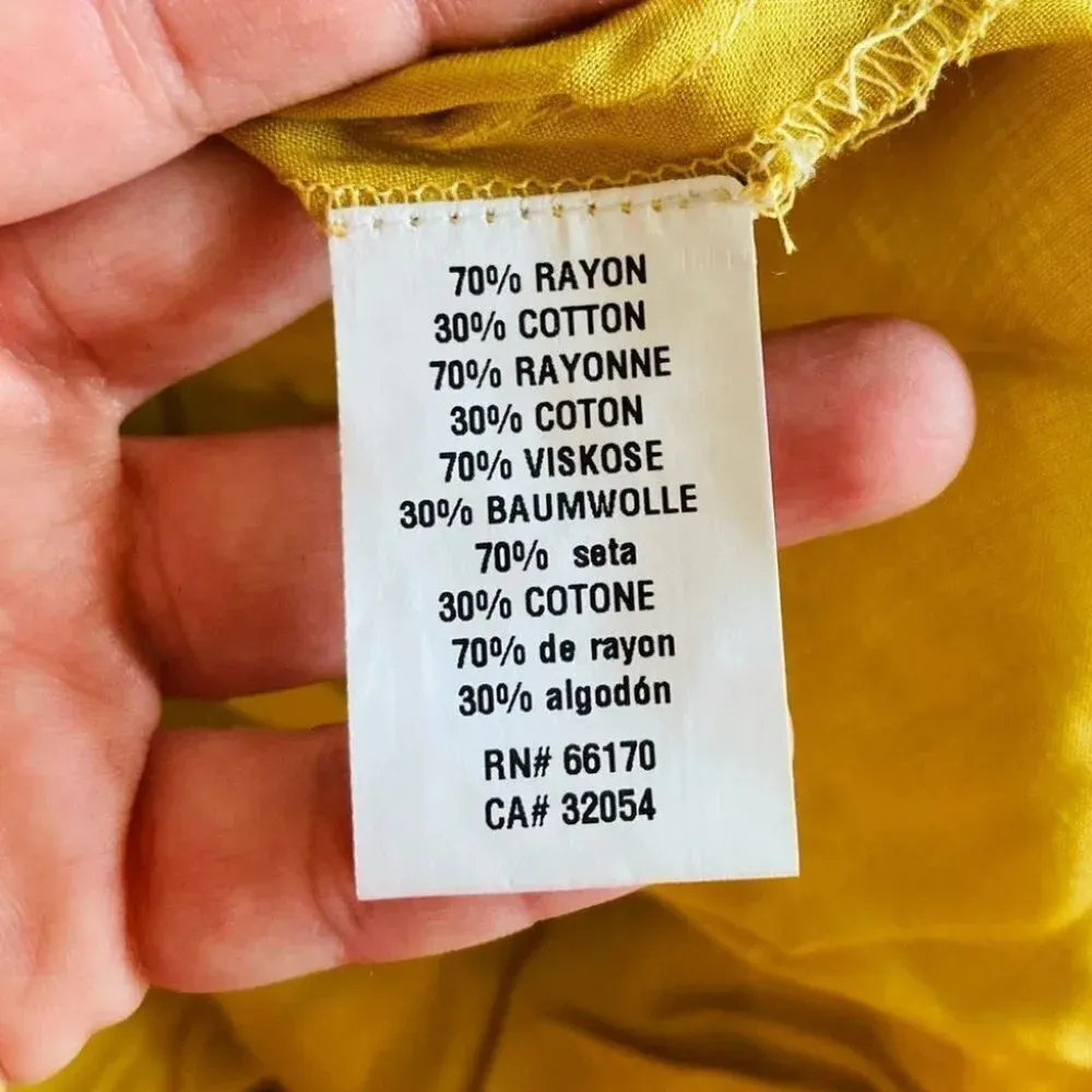 Anthropologie Bl-nk London Sunshine Peasant Top Size XXS - Image 11