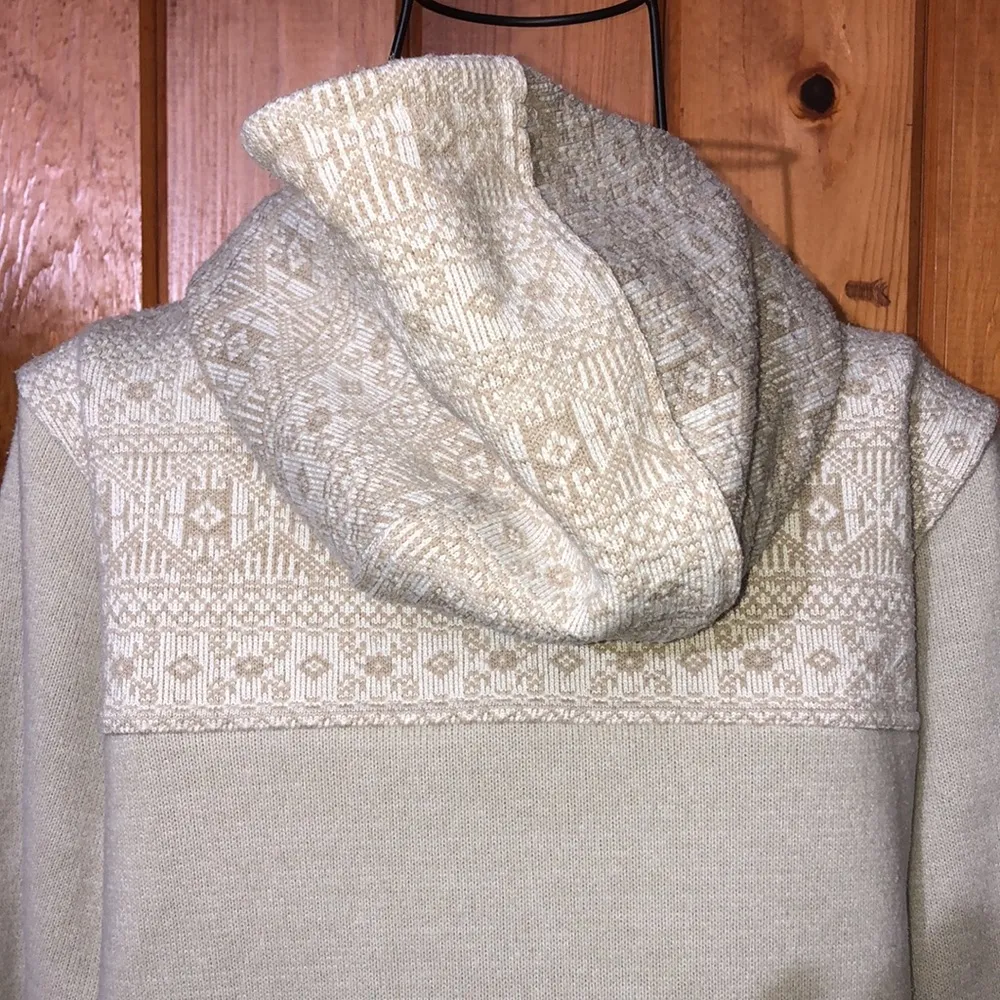 Patagonia The Better Sweater Icelandic Coat In Grey sz large sweater jacket - Image 10