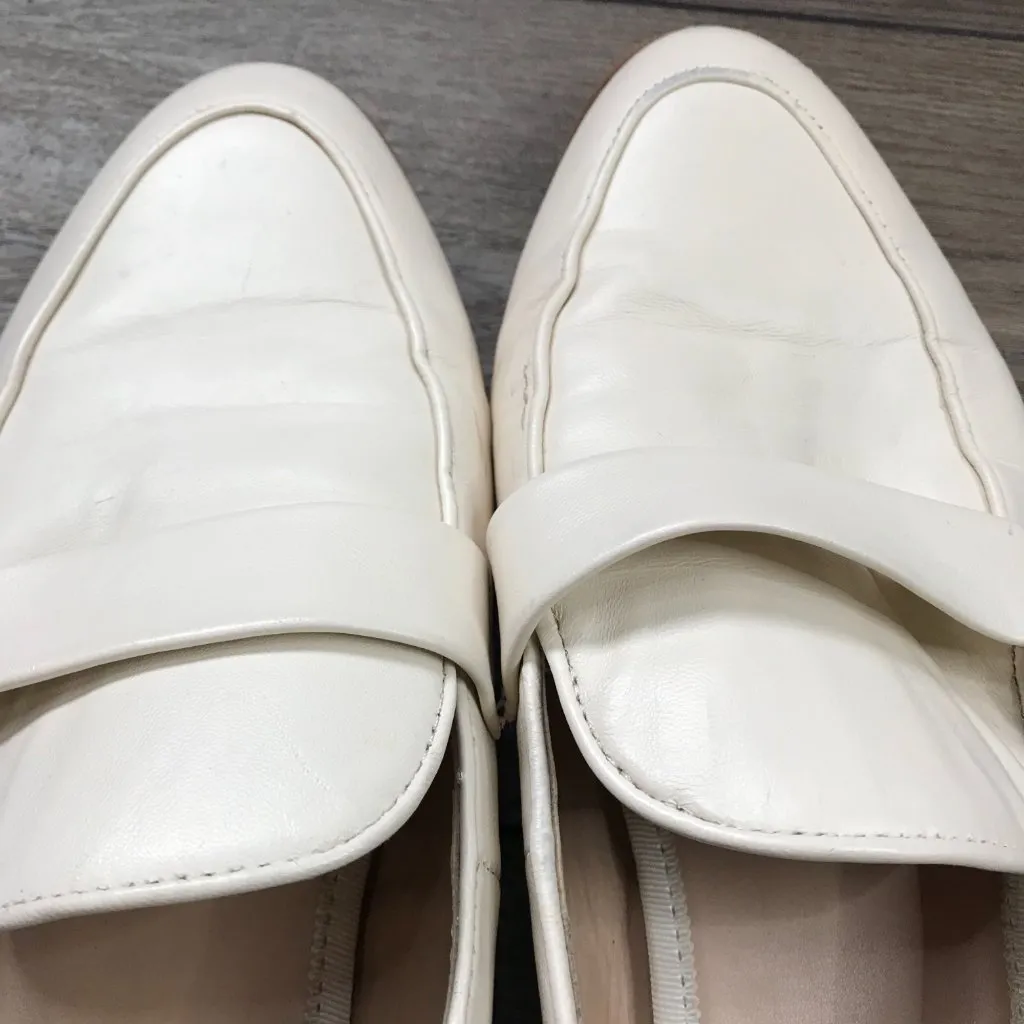 Franco Sarto Hudley Leather‎ Loafers Women's Size 9M EU 39 Comfort Neutral FLAW - Image 11