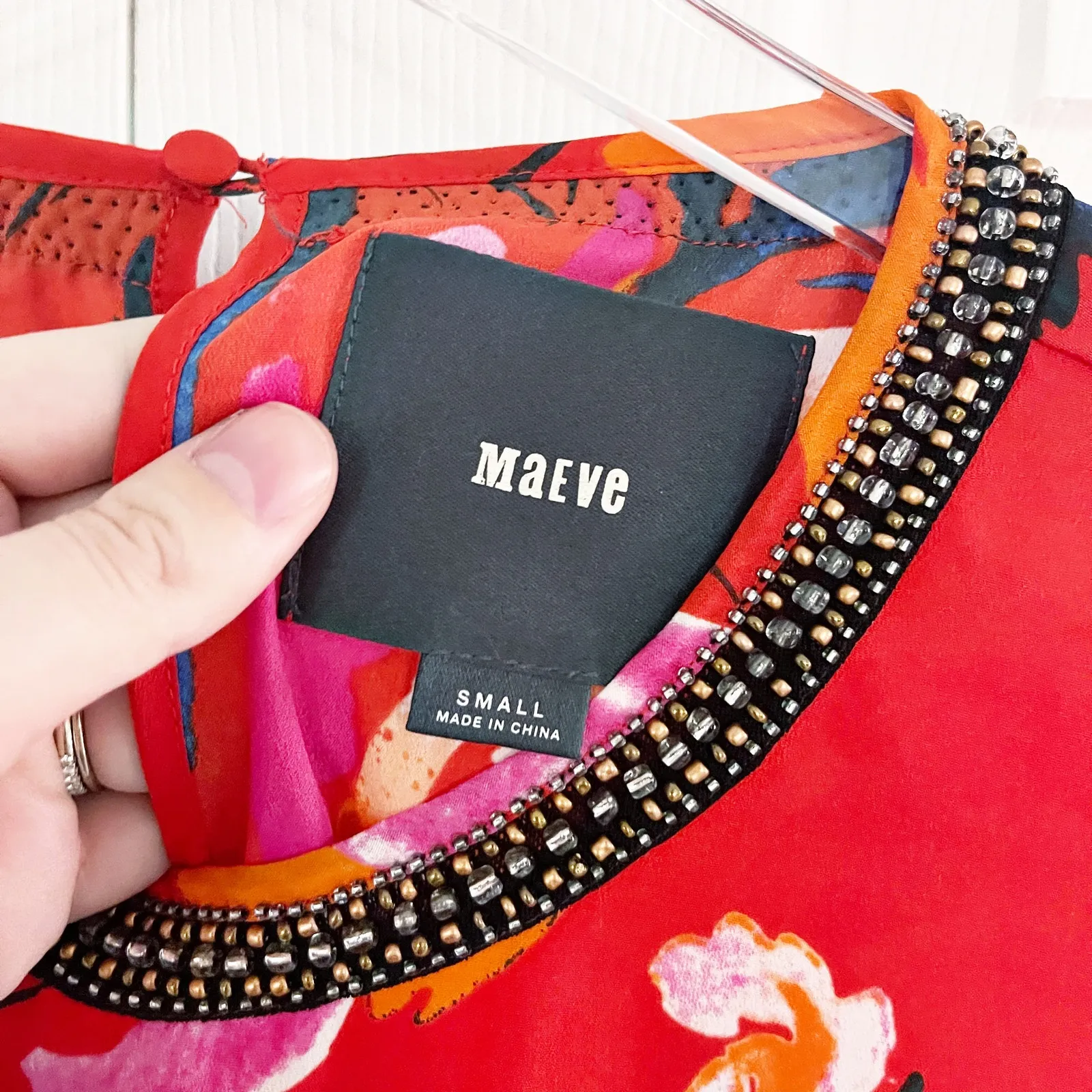 Maeve Anthropologie Sketched Peonies Floral Swing Dress - Image 4