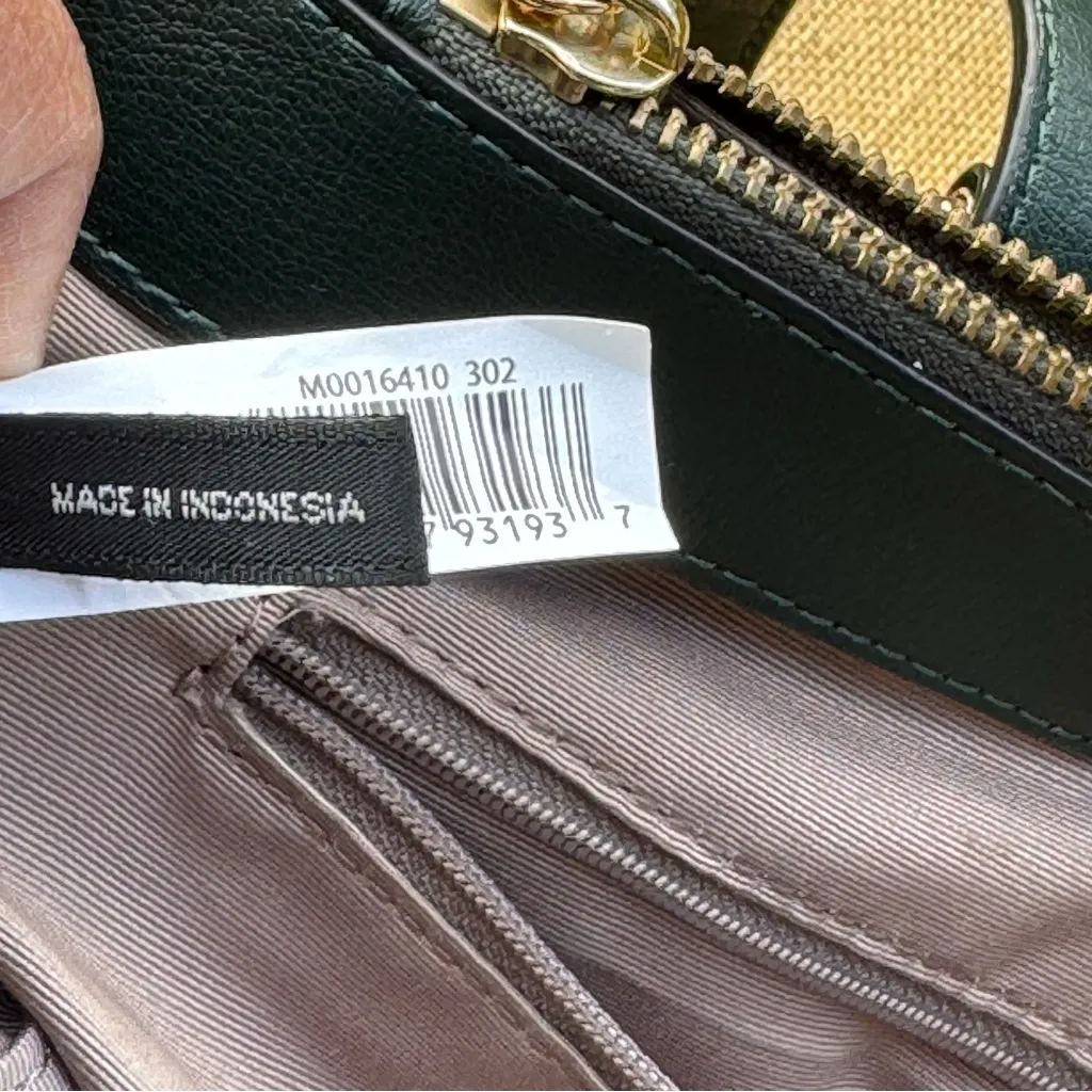 Marc Jacobs Commuter Tote Women's Leather Shoulder Bag Handbag olive green - Image 12