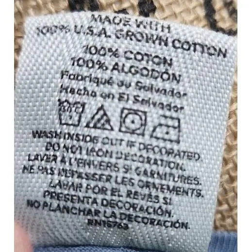 ComfortWash T Shirt Womens Size Small Blue Graphic Short Sleeves Crew Neck Retro - Image 6