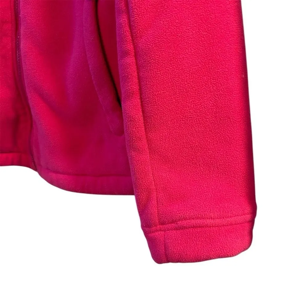 The North Face Women's Pink Sherpa Fleece Hooded Jacket Size M - Image 13