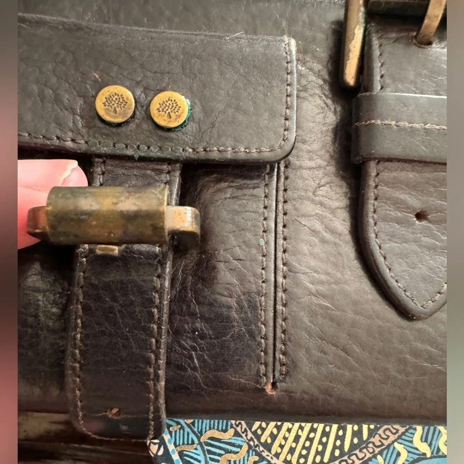 MULBERRY Roxanne Wallet in Brown Leather, Authenticated Pre-owned Vintage - Image 16