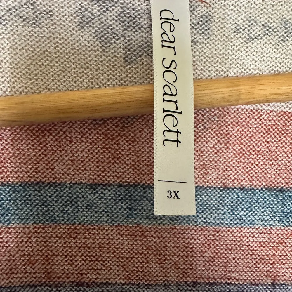 Dear Scarlett Colorful Aztec Print Patterned Cardigan Women Sz 3x Long Sleeve - Image 2