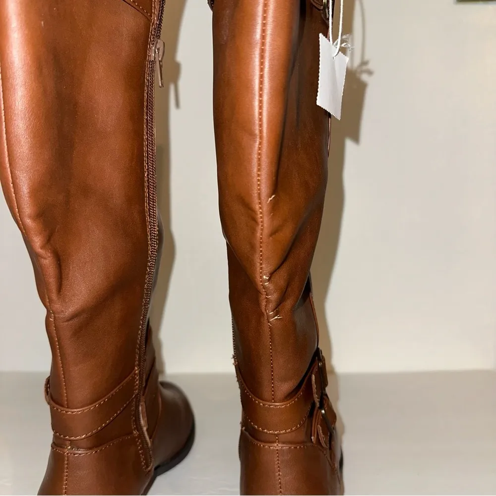 women’s wide calf boots, new size 6.5 Wide 🆕 in brown - Image 5