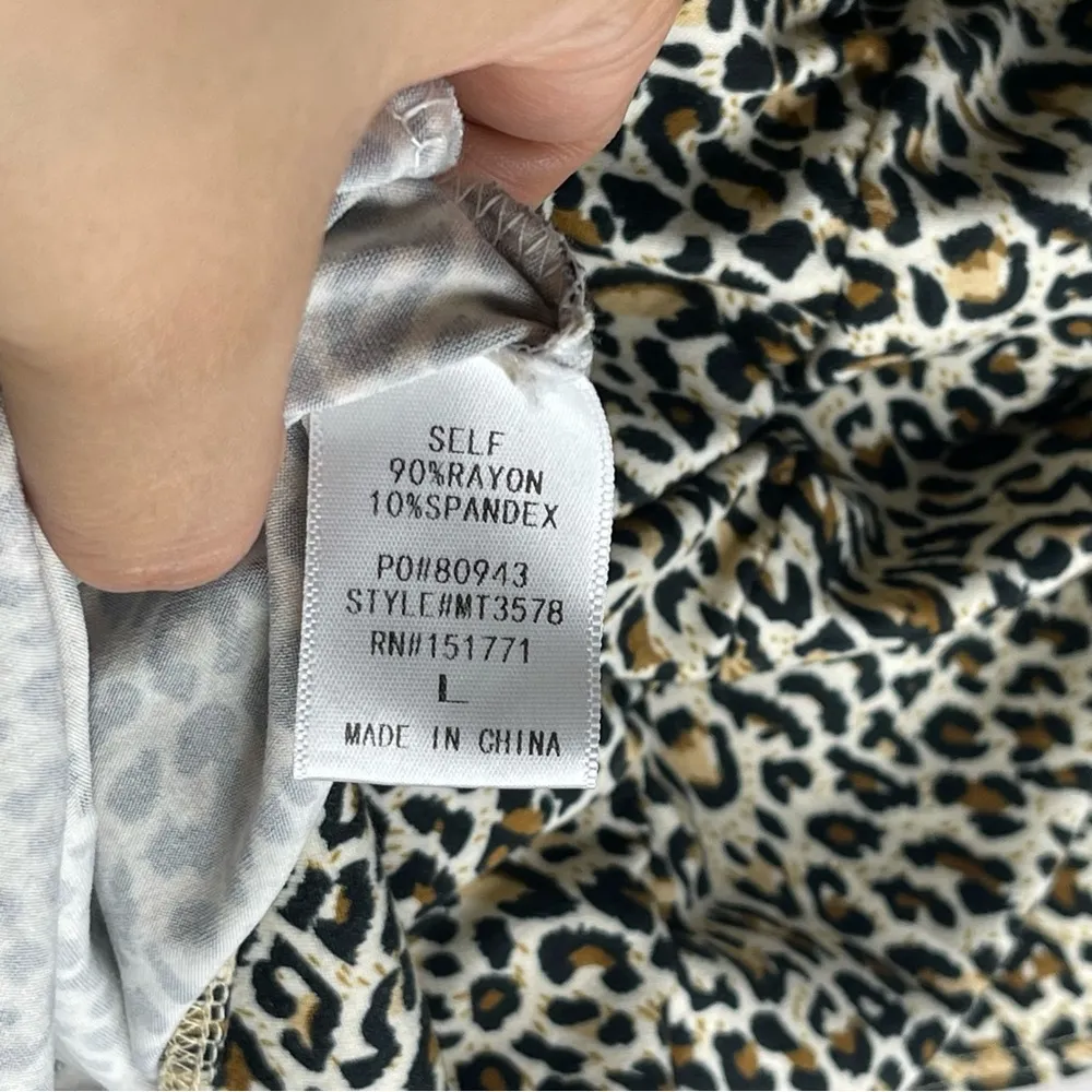 Les Lis • Bodysuit • Strapless • Animal Print • Large • Summer • Spring - Image 8