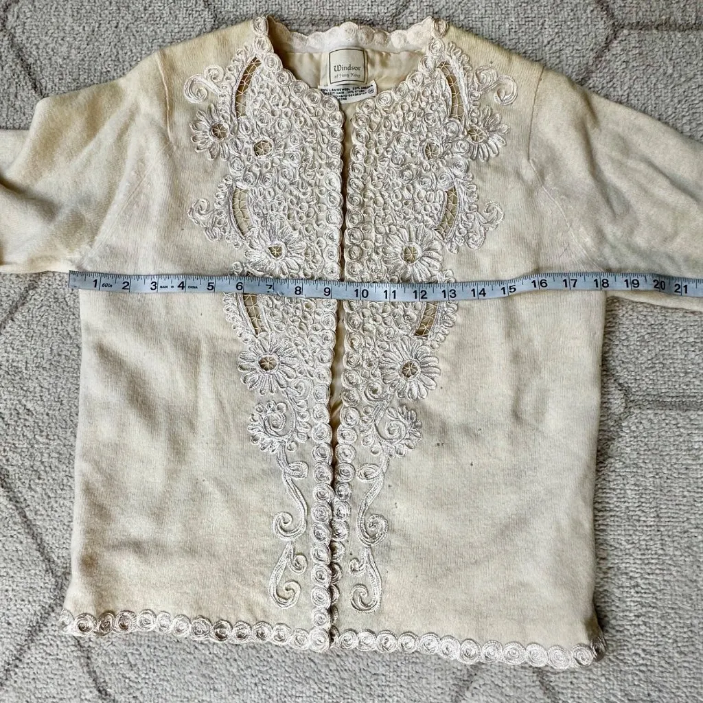 Vintage 1950s Wool Cardigan Spooky Zombie Co - Image 5