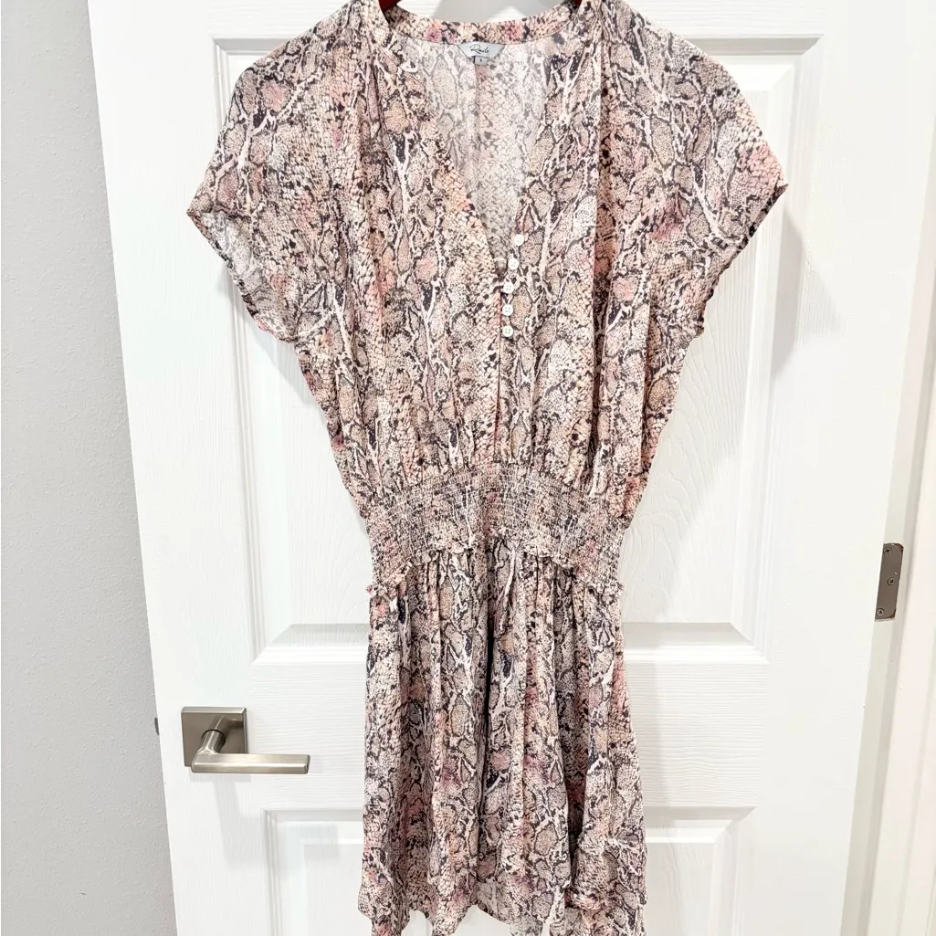 Rails Karla Watercolor Snakeskin dress size Small‎ - Image 8