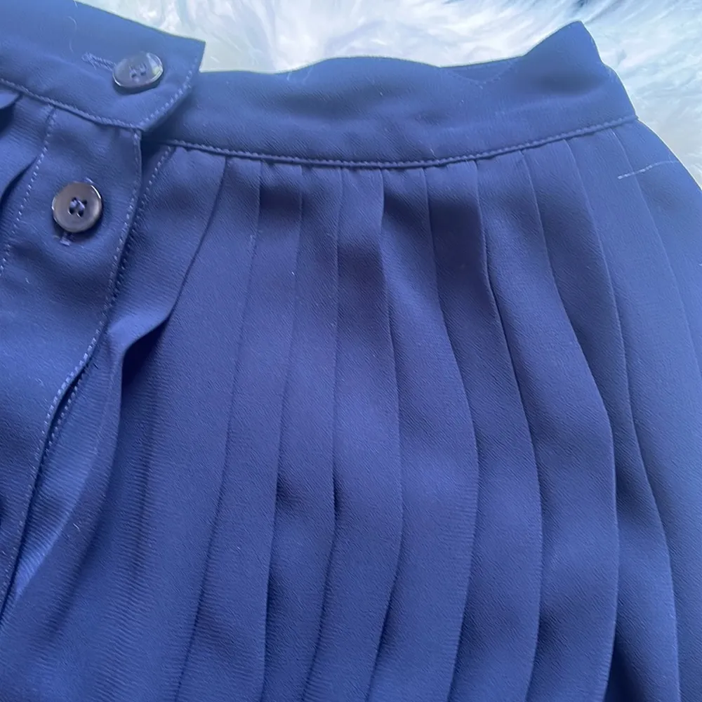 Sarah Chapman lightweight long pleated skirt Blue Size 8 - Image 5