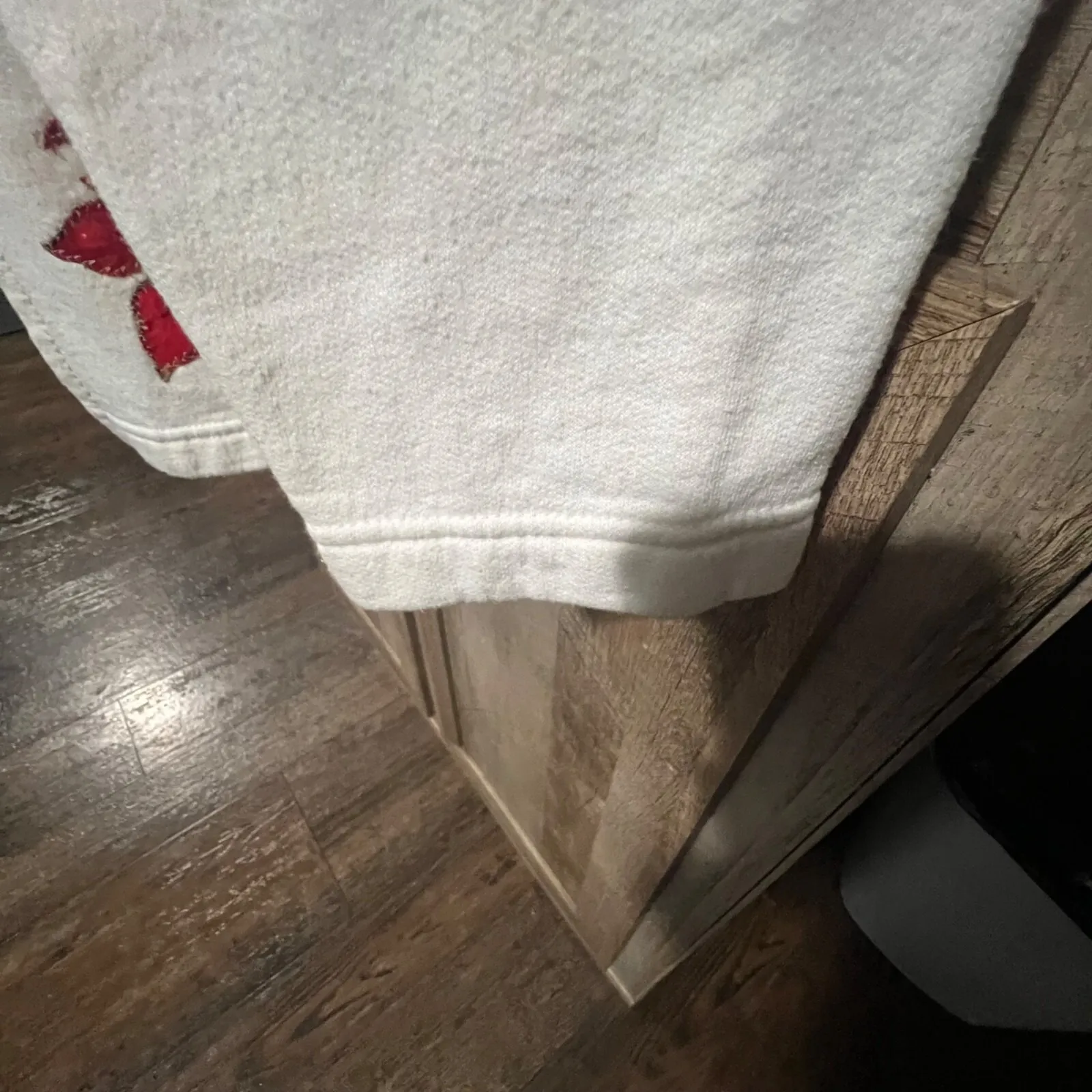 Vintage Poinsettia Cardigan Sweater‎ Holiday Christmas Grandma Core - Image 6