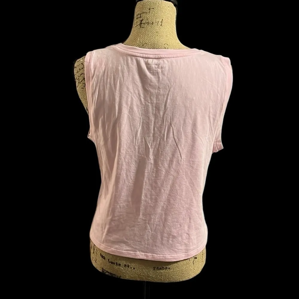 Old Navy light pink tank top - size large - Image 3