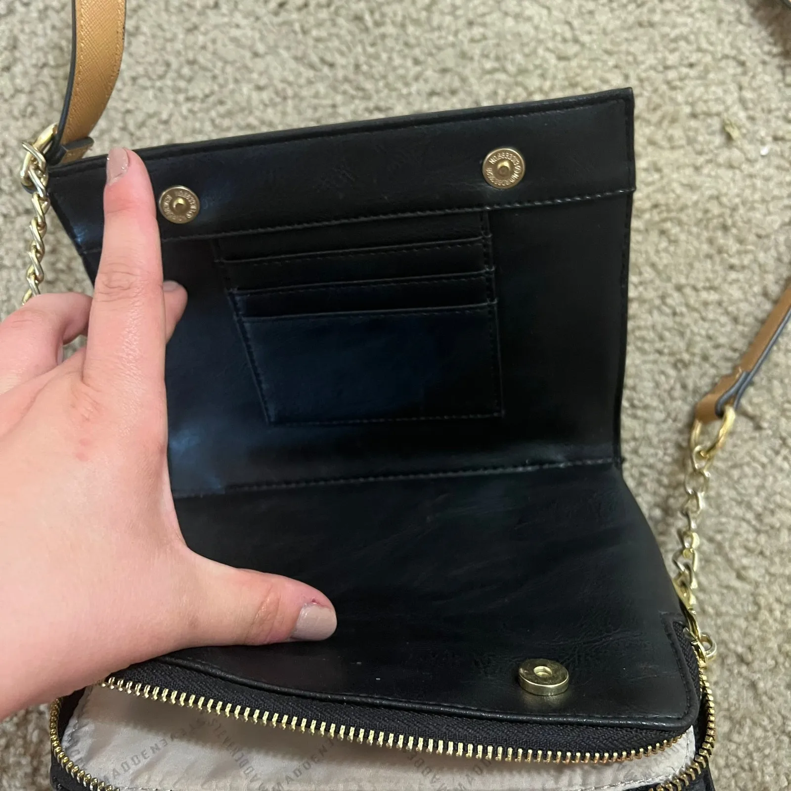 Steve Madden Cream Pink Mini Purse Shoulder Bag Micro Purse Size Small - Image 5