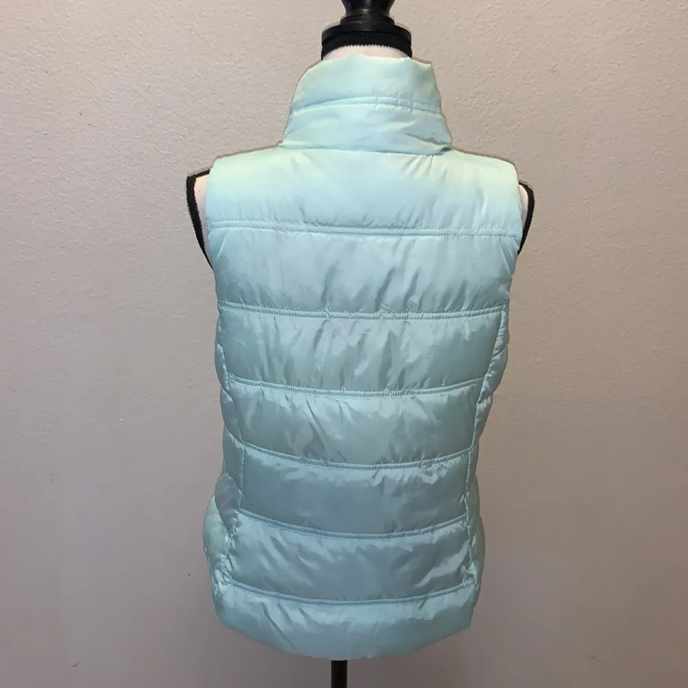 SO  light blue winter warm puffer vest - Image 5