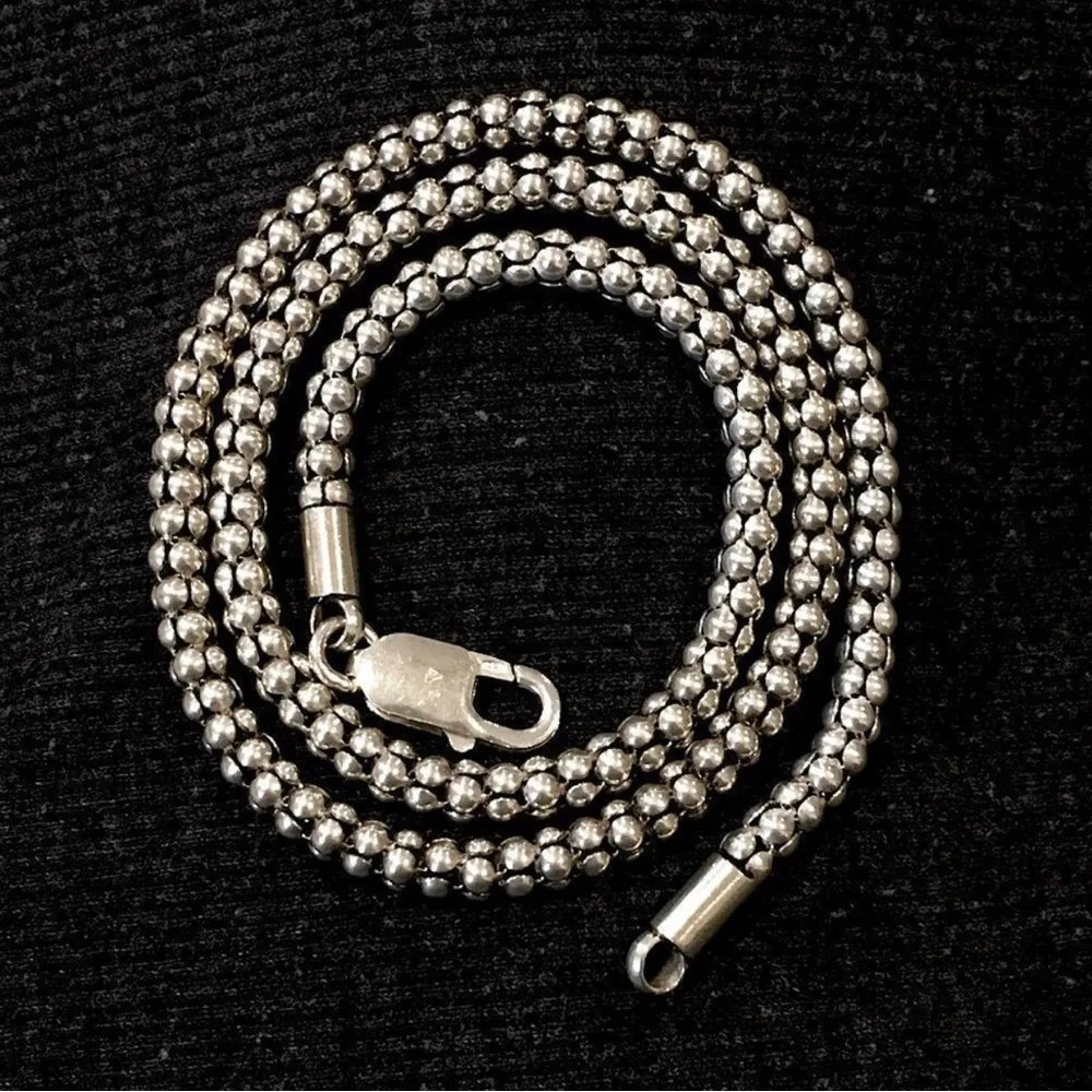 SILPADA Popcorn Necklace Puffed Square Pendant - Image 6