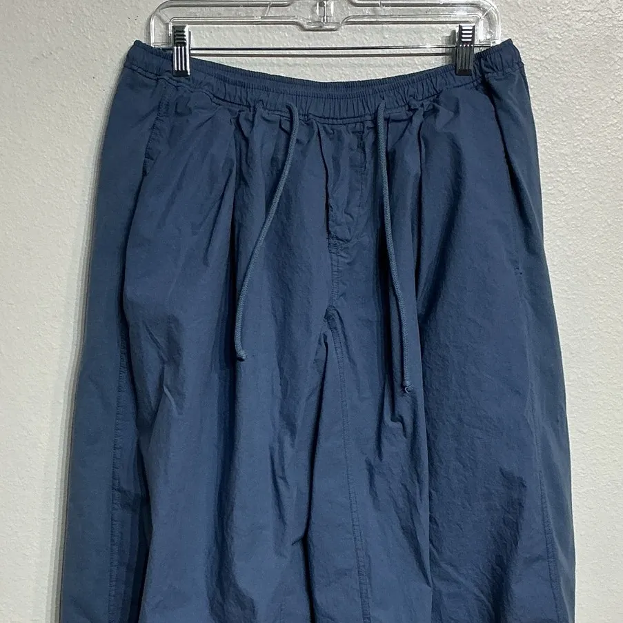 Anthropologie Blue The Mossa Parachute Pants Sz M - Image 3