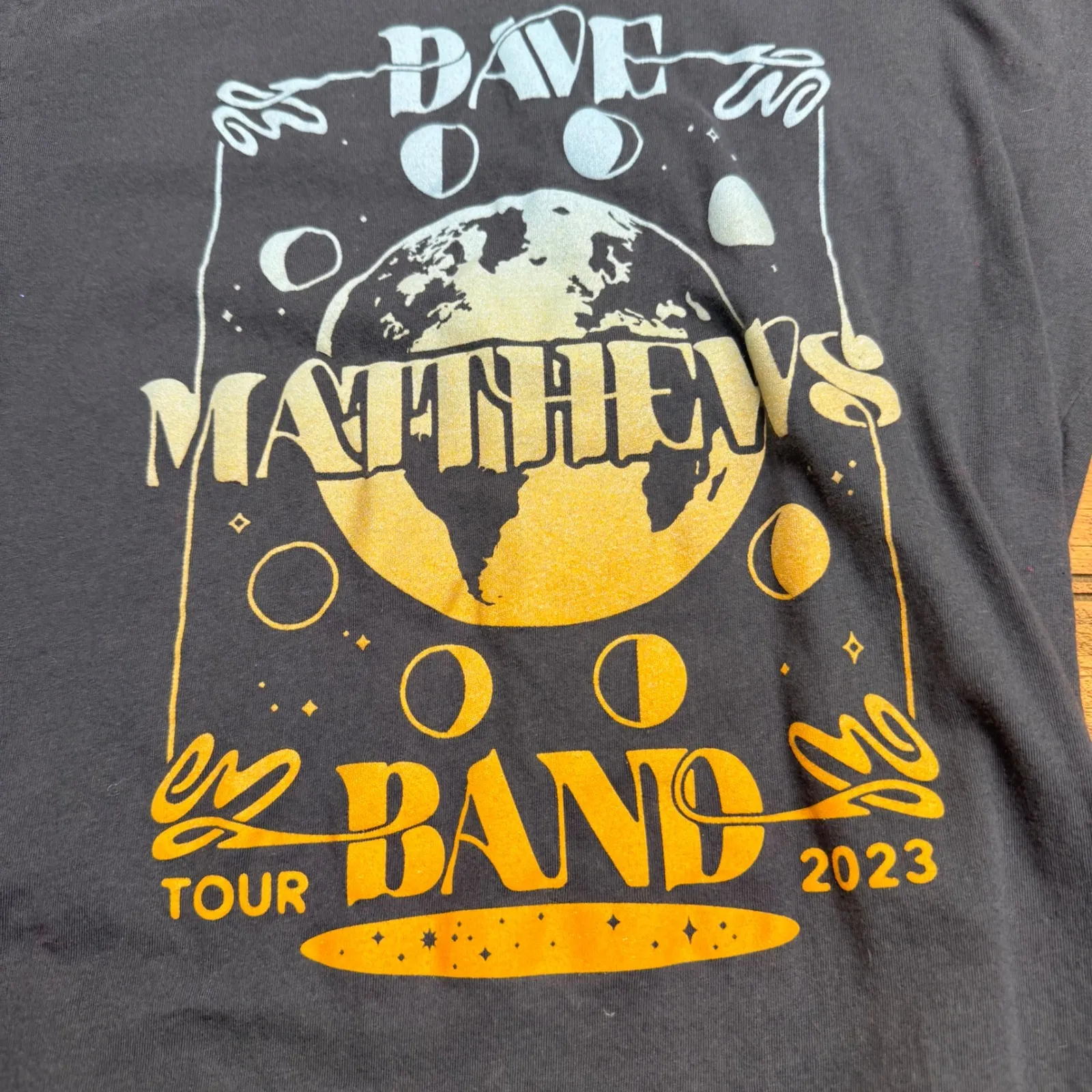 Dave Matthews Band Tour 2023 T Shirt Size S Gray Short Sleeve Graphic Tee - Image 2